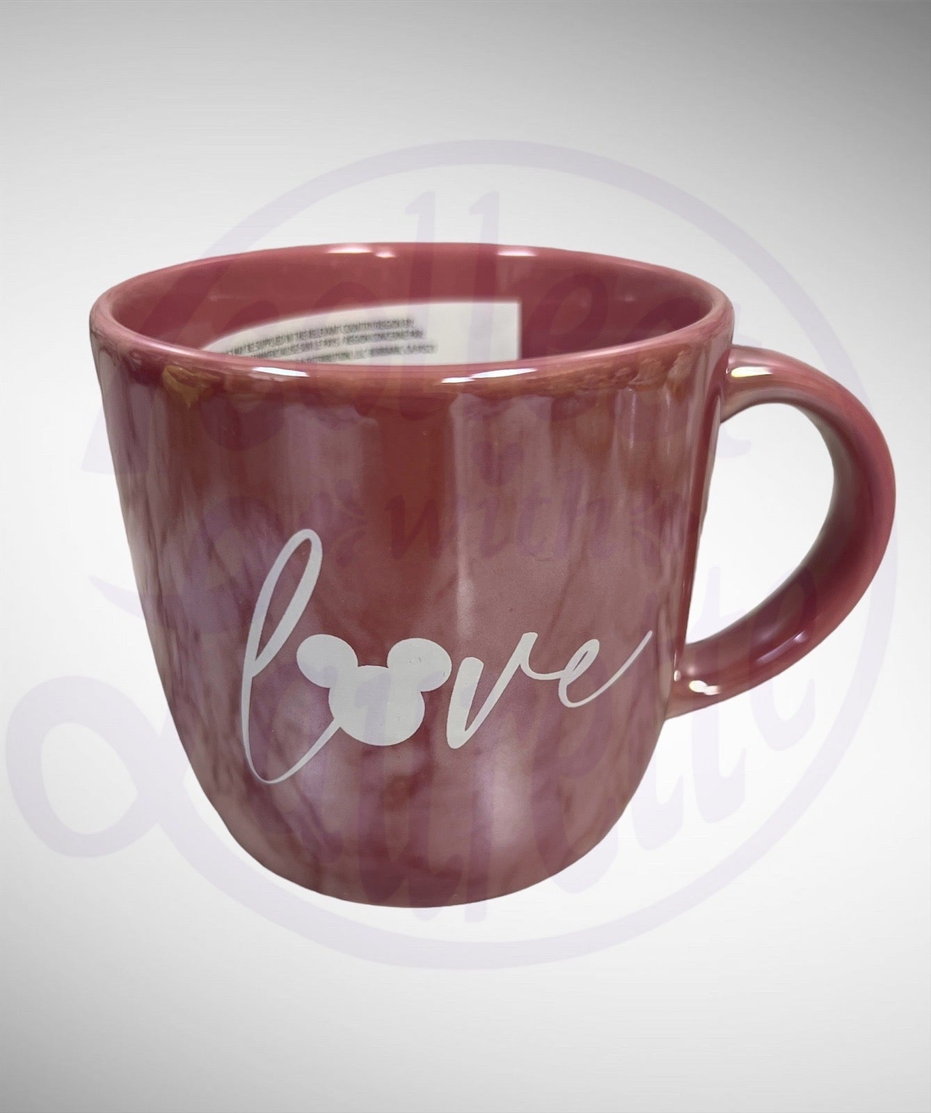 Disney Parks Coffee Mug - Pink Love Mickey Icon