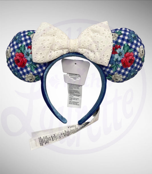 Disney Parks Ear Headband -  Gingham Cottage Minnie Mouse
