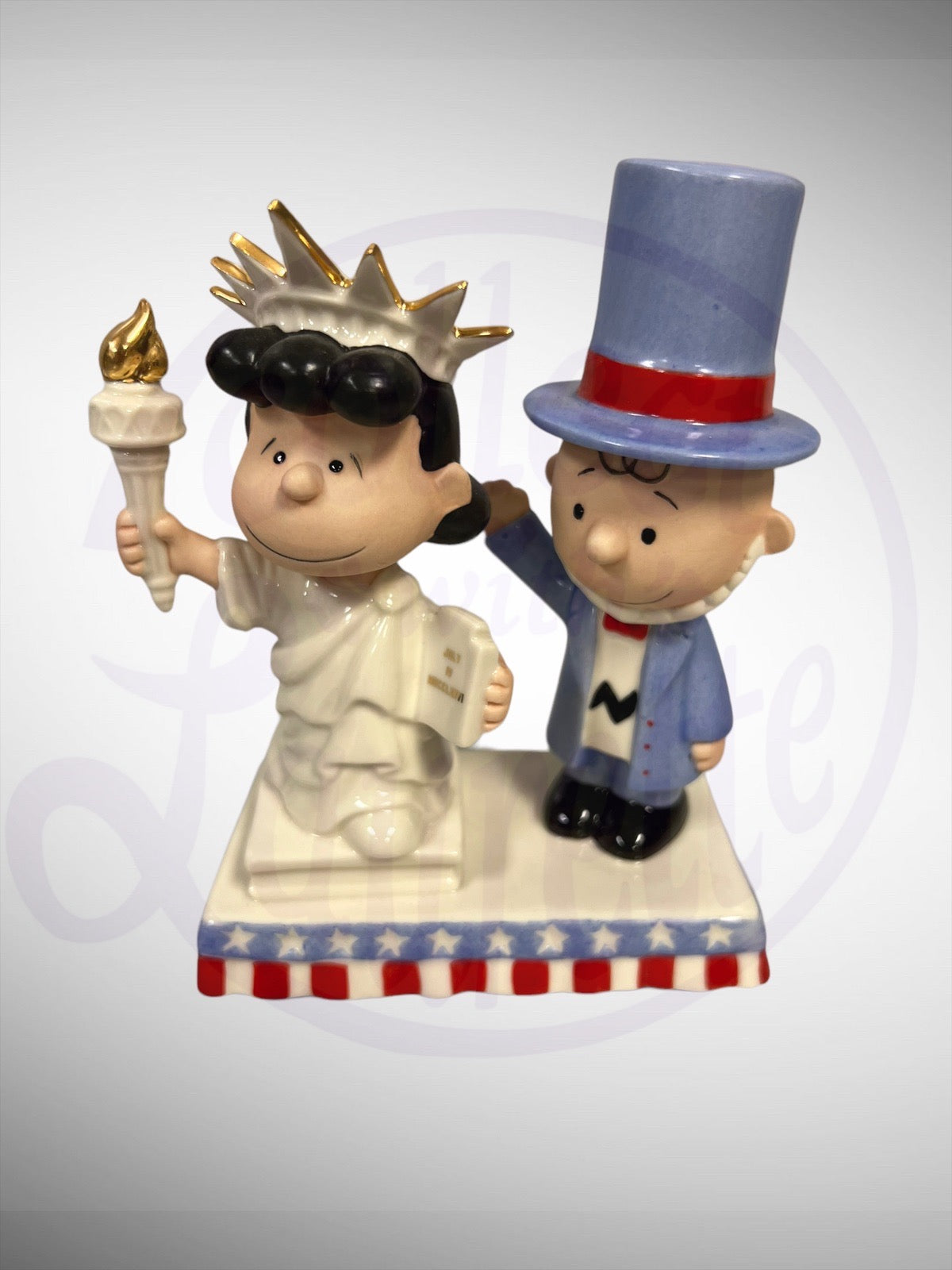 Lenox Peanuts It's Independence Day, Charlie Brown! Figurine