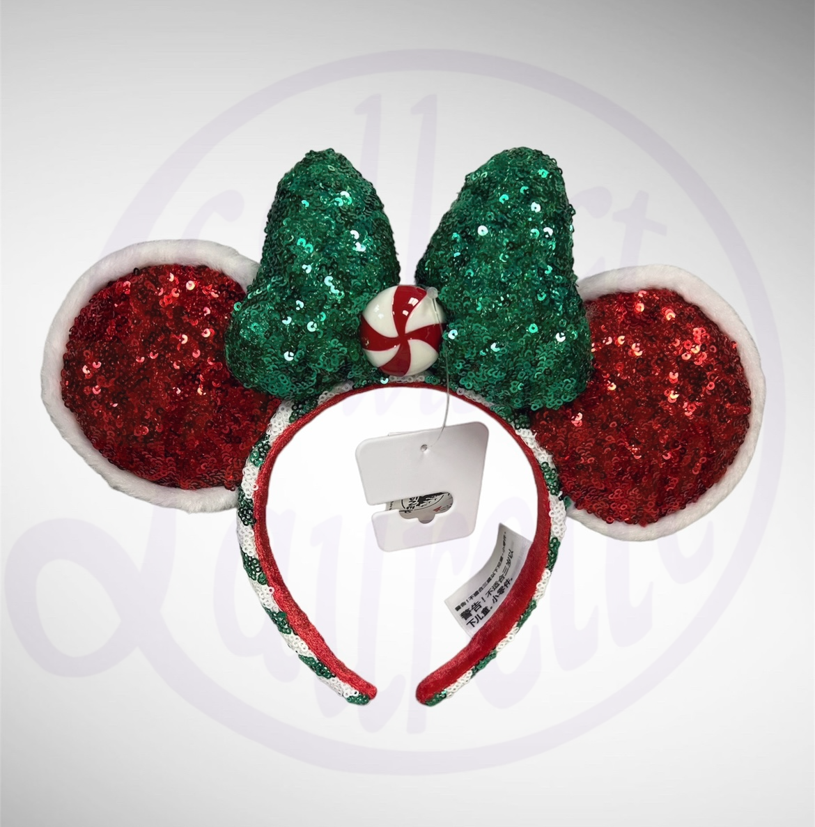 Disney Parks Ear Headband -  Minnie Mouse Peppermint Twist