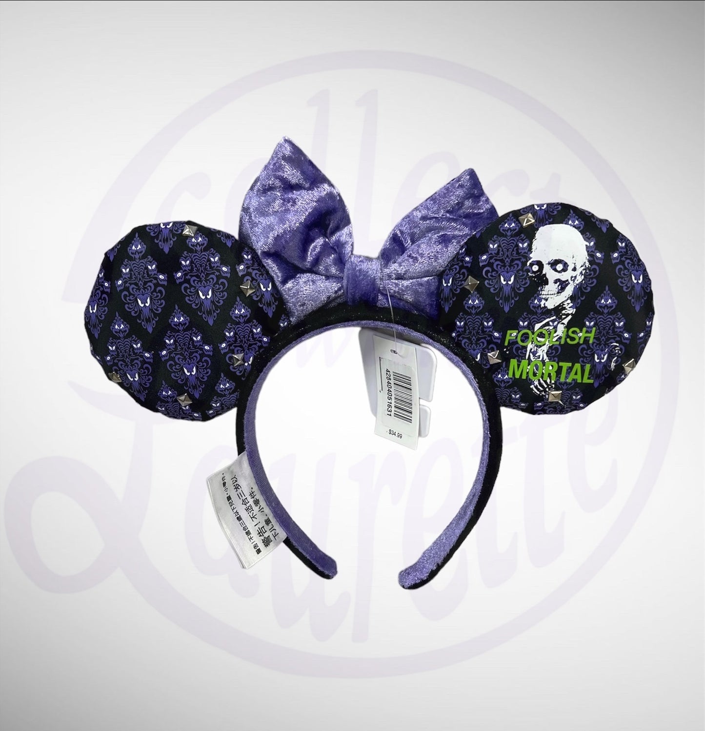 Disney Parks Ear Headband -  Minnie Mouse Her Universe Haunted Mansion